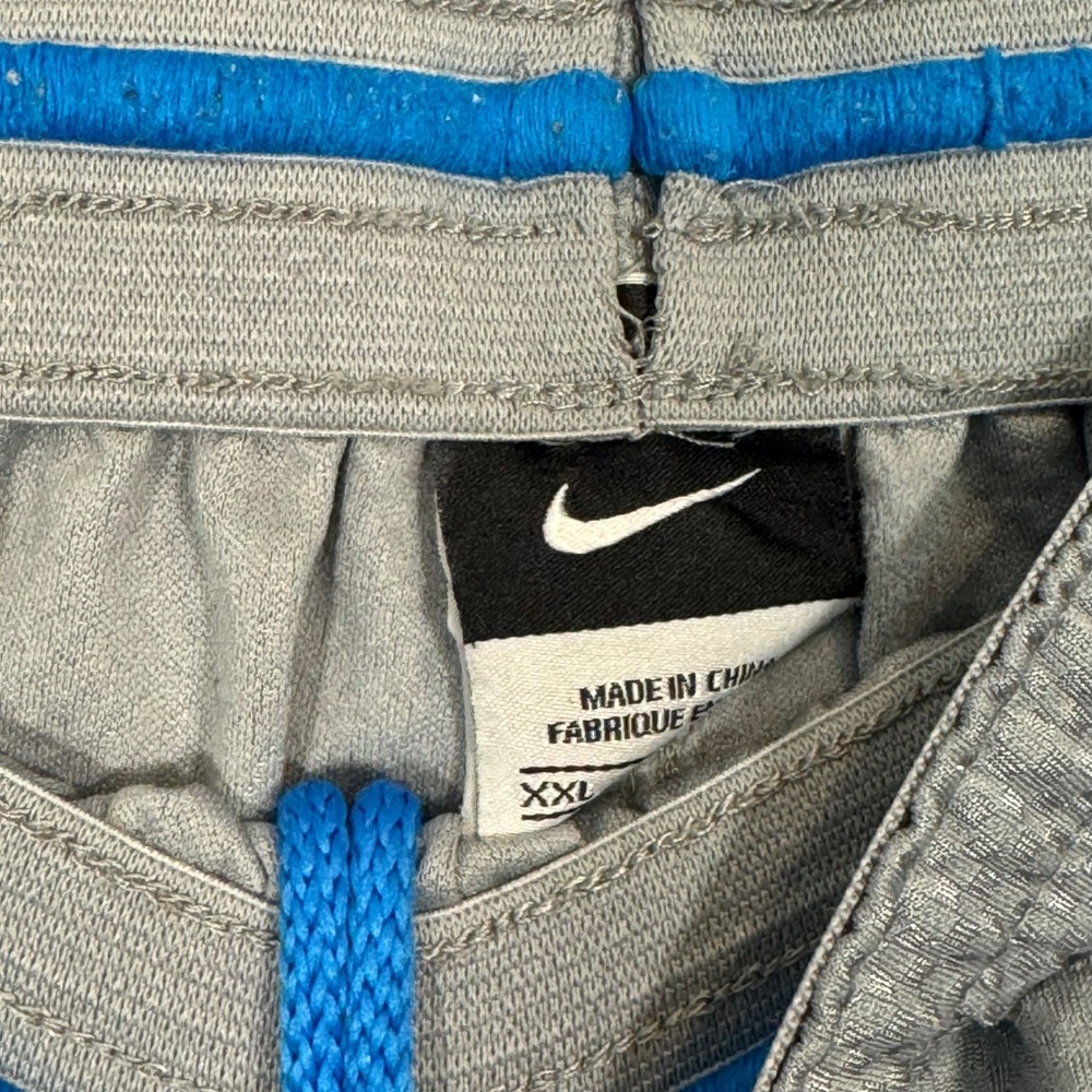 Nike Gray Blue Basketball Shorts XXL - Picture 4 of 8